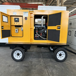 เครื่องกำเนิดไฟฟ้าดีเซลแบบเงียบ 23kva วัตต์ ระบบระบายความร้อนด้วยของเหลว สำหรับขาย - Product Image 4