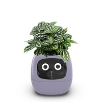 Pot de plante numérique intelligent avec capteur électronique et IA pour balcon et bureau
