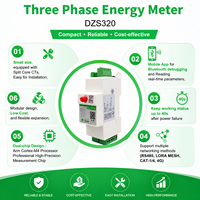 Medidor eléctrico Digital Heyuan RS485, medidor de calidad de Energía Remoto inverso, medición de cable eléctrico para electricidad trifásica