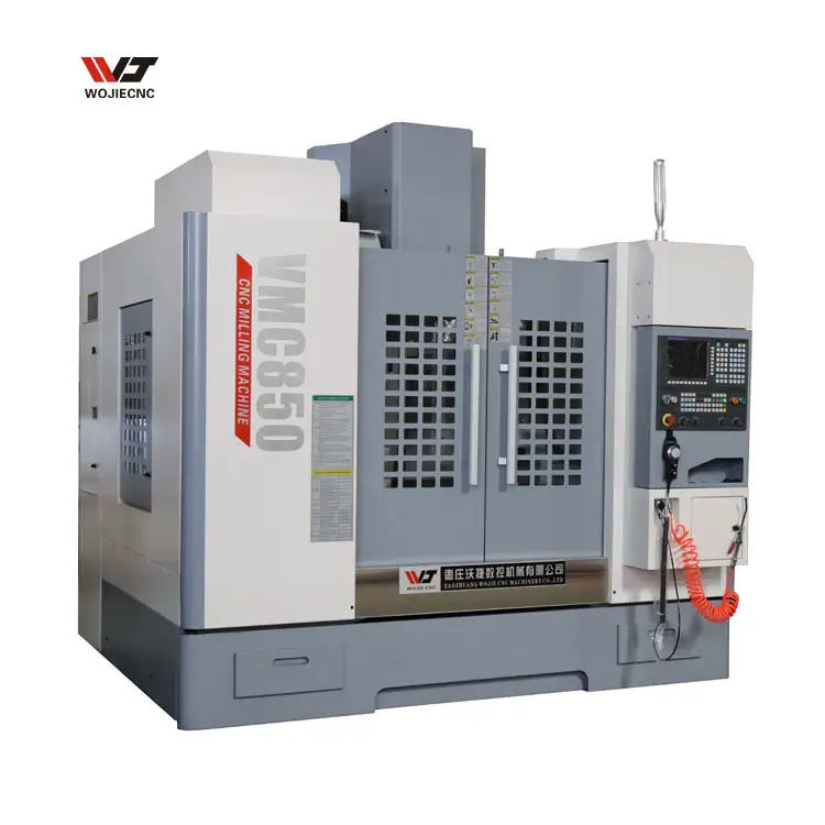 High speed 3 axis linear guide rail cnc machining center VMC850 full cover Vertical CNC milling machine