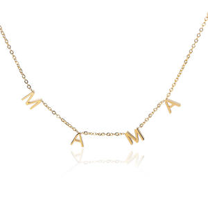 Collier avec pendentif lettre anglaise (26 lettres) style européen et américain, en argent, cadeau DIY pour la Saint-Valentin, chaîne de clavicule - Product Image 5