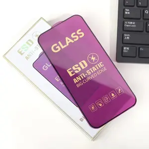Factory Wholesale Premium anti static Tempered Glass Screen Protector For iphone 15 pro max glass film