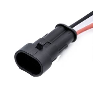282080-1 Konektor Otomotif 1.5 Tahan Air 2-lubang Steker Jantan dan Betina Harness Terminal Steker untuk Elektronik Otomotif - Product Image 2