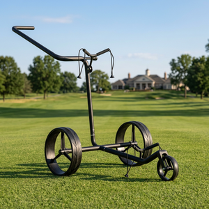 New Jucad Carbon-Shadow 3-Wheeled Electric <b>Golf</b> <b>Trolley</b> 4 Wheels Lithium Battery 200W/400W 24km/h - Product Image 3