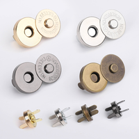 Tas Produk Terlaris Tas Tangan Satchel Magnetik Jepitan Penghisap Kuat 14Mm-18Mm Tombol Magnet Perak Perunggu