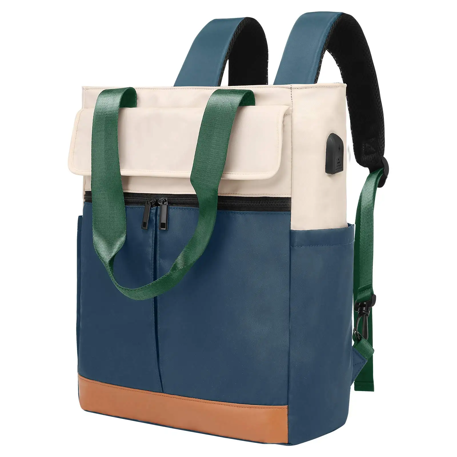 공장 도매 여성의 컨버터블 핸드백 노트북 배낭 와이드 탑 여행 레저 가방