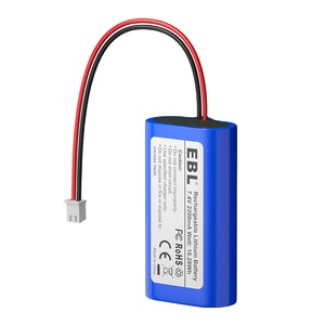 EBL 7.4V 2200mAh Li-ion Rechargeable Replacement <strong>Batteries</strong> <strong>Pack</strong> for Electronics Toys Lighting Equipment - Product Image 1