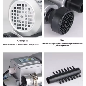 Souffleur régénératif industriel haute puissance, pompe à air vortex, construction métallique écologique, traitement de l'eau <span class=keywords><strong>SUNSUN</strong></span> - Product Image 2