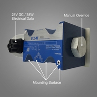 Vanne directionnelle hydraulique à solénoïde Vickers DG4V-5 Series NG10 CETOP 5 DC 24V/AC 110V/220V 315 Bar 100% originale