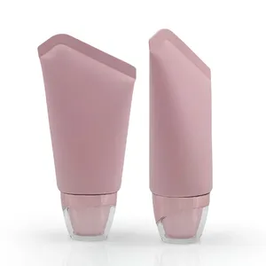 Wholesale Manufacturers Custom Color Logo Hand Cream Extrusion Tube/Skin Care Plastic Hose And Clear Screw Cap