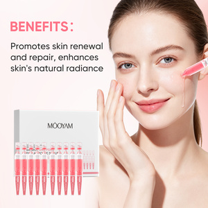 เซรั่ม PDRN DNA แซลมอนสีชมพู แบรนด์ส่วนตัว OEM ขนาด 1.5 มล. * 10 ชิ้น เซรั่มบำรุงผิวหน้าลดเลือนริ้วรอย ผสมไนอะซินาไมด์ คอลลาเจน และเปปไทด์ - Product Image 2