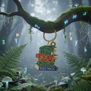 Fashion Metal Keychains Book Bag Charm Accessories <strong>Teacher</strong> <strong>Gifts</strong> Car Keyrings Custom Cartoon Hard Enamel Keychain Bookish - Product Image 5