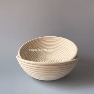 Panier de levage en rotin fait main pour pain au levain, panier de levage naturel avec doublure en tissu pour la cuisson - Product Image 5