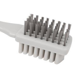 Double Sided Suede Shoe <b>Brush</b> Set For Sneaker Leather Care 2 Pieces White - Product Image 3