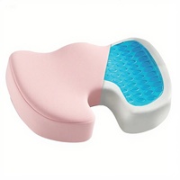 Coussin de siège ergonomique en gel mousse à mémoire de forme 45D personnalisé OEM, antidérapant, respirant, avec support coccyx et poignée, vente en gros, marque privée