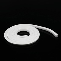 Bande d'étanchéité ronde en caoutchouc mousse de silicone noir, tige d'étanchéité en éponge pour le remplissage des espaces de portes, fenêtres et machines, tailles personnalisées