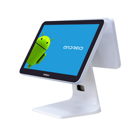 ZHONGJI A02 Punto de Venta Táctil Comercial Intel Atom Batería de 15000 mAh Android 128 GB de RAM 64 GB SSD USB/Bluetooth/Wi-Fi NFC