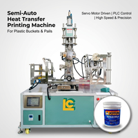 Imprimante semi-automatique à transfert thermique pour seaux de peinture à surface incurvée