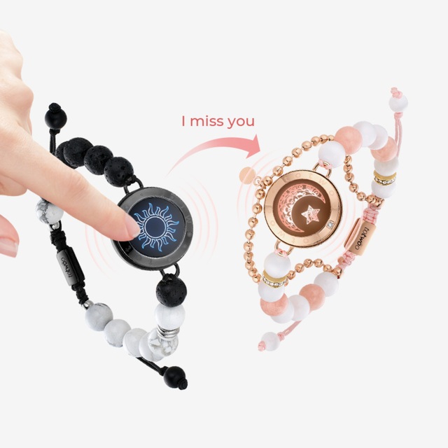 Totwoo Smart Bracelets for Couples Wholesale Bluetooth Vibrating Bracelet for Long Distance Relationship Gift