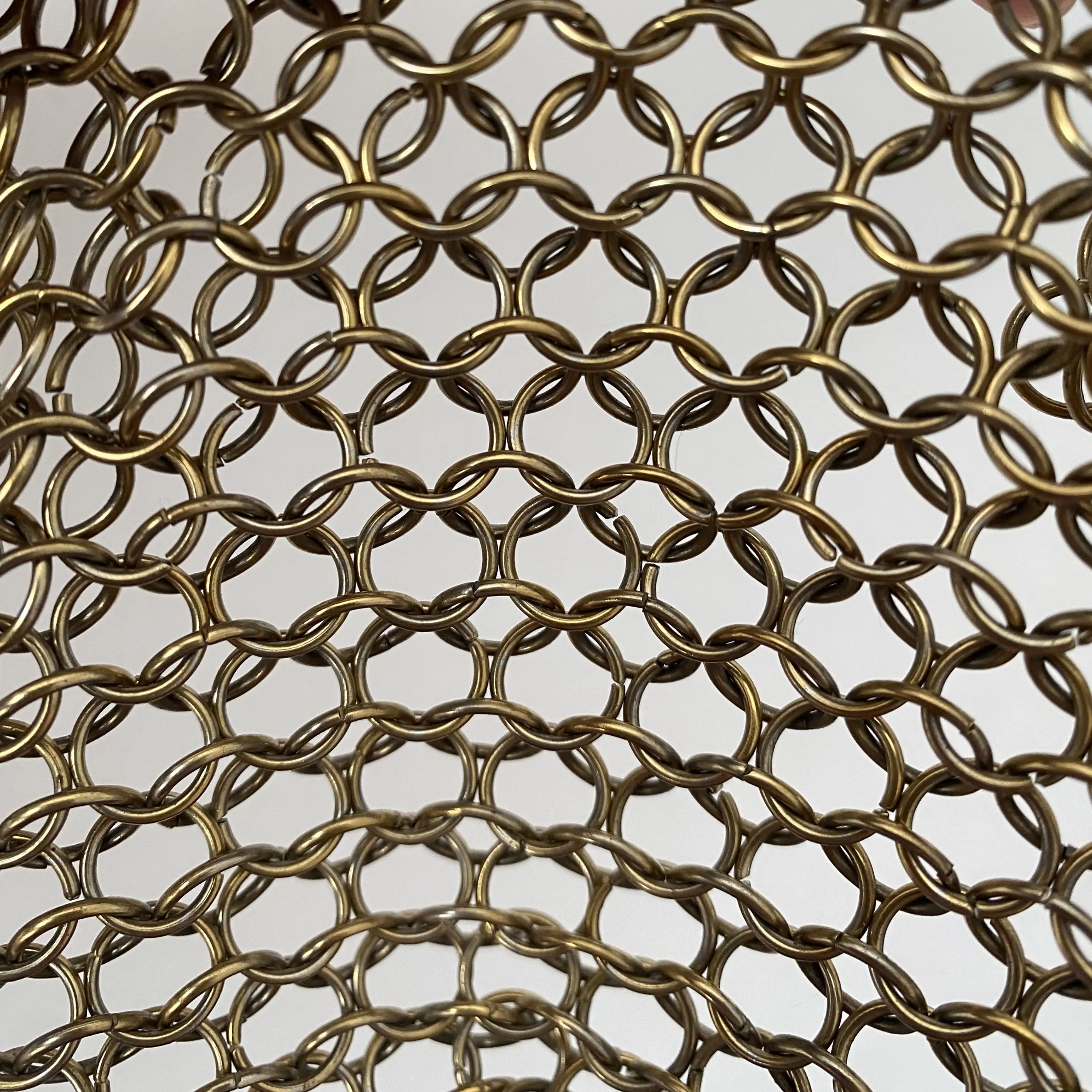 Stainless Steel Scrubber Decorative Ring Wire Mesh for Curtain