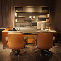 Mobilier de bureau Tables de bureau de direction luxueuses Table de bureau de direction de luxe commerciale pour patron