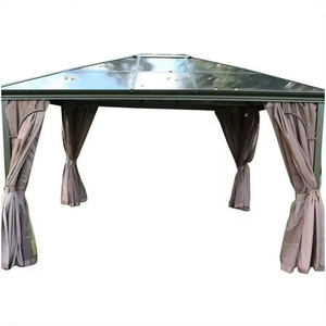 Pabellón de Jardín de Policarbonato para Exteriores, Gazebo Impermeable en Venta - Product Image 1