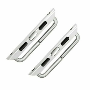 Conectores de Correa de Reloj de Acero Inoxidable, Adaptador para <span class=keywords><strong>Iwatch</strong></span> 7 41mm 45mm 38mm 42mm 40mm 44mm - Product Image 4