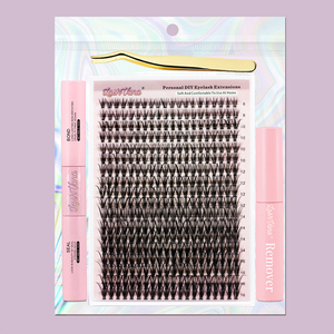 Pestañas Postizas Sirocco Warm Desert Dry DIY Cluster 45D D Curl 12-18mm, Set <span class=keywords><strong>DJ</strong></span>, Música Electrónica para Pista de Baile, Discoteca, Noche de Club - Product Image 2