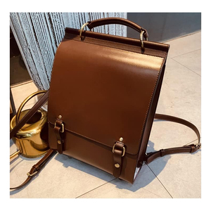 Mochila de Cuero Genuino para Mujer, Bolso Escolar de Moda, para Viajes, Trabajo, Negocios, para Laptop de 13 Pulgadas - Product Image 6