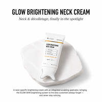 Crème éclaircissante pour le cou personnalisée OEM avec applicateur massant à bille, complexe Alpha-Arbutine, Niacinamide et Peptides pour raffermir, sculpter et unifier le teint