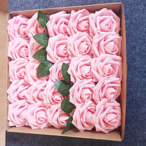 Têtes <span class=keywords><strong>de</strong></span> Fleurs Artificielles en Mousse PE avec Tige pour Fête <span class=keywords><strong>de</strong></span> Mariage, Décorations <span class=keywords><strong>de</strong></span> Fête Prénatale, Bouquet <span class=keywords><strong>de</strong></span> Mariée, 25 Pièces - Product Image 2