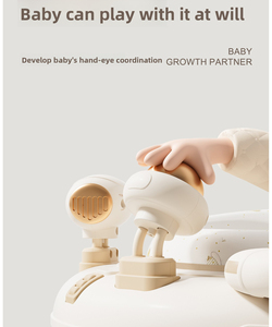 Andador Plegable y Ajustable para Bebés, Antivuelco, con Música, Juguete Multifuncional 4 en 1 para Sentarse y Empujar, para Niños y Niñas de 0 a 18 Meses - Product Image 2