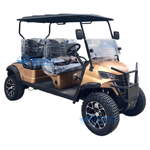 รถกอล์ฟไฟฟ้า 6 ที่นั่ง ยี่ห้อ Electric Club Car พร้อมหลังคาและตะกร้าหน้า สีสั่งทำได้ ได้รับการรับรองมาตรฐาน CE ระยะทางวิ่ง 90 กม. รถอเนกประสงค์ - Product Image 5