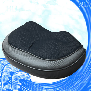 Almohada de Masaje HLJ Negra para Cuello, Cintura y Espalda, con Terapia de Calor y Masaje Mecánico - Product Image 1
