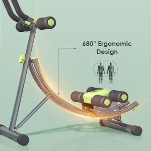 ZHOYA - Dispositivo de Entrenamiento Muscular, Máquina de Masaje Abdominal, Rodillo Plegable para Entrenamiento Muscular Abdominal - Product Image 3