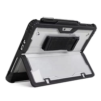 Funda Antigolpes con Correa de Mano y Hombro para Microsoft Surface Pro y Go 8/9/10 (Certificada para Protección Contra Caídas)