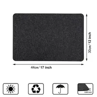 Tapis en feutre résistant à la chaleur personnalisables de la marque Walutz pour friteuse à air, machine à café, four de table, motif uni, style moderne, sets de table