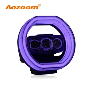 Aozoom 4x4 שטח 7 אינץ' 12V 95W 5500K RGB Led Pod אור שטח LED מנורת עבודה נהיגה זרקורים עזר למשאית רנגלר