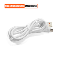 Câble Micro USB SX-74 6A en silicone ultra-doux, cœur en cuivre pur 128, 480 Mbps, charge rapide, pour écouteurs, téléphone, tablette, ordinateur portable