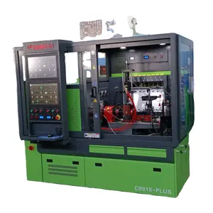 Cr918 Plus Multi-Functional Common Rail Test Bench com CRI Crp Eui Eup e Heui, três estações de trabalho, sistema de controle duplo/dois