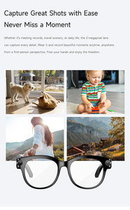 Occhiali Smart AI M89s più venduti del 2026: Registrazione Video, <span class=keywords><strong>Foto</strong></span>, Audio e Traduzione per Esterni - Product Image 3
