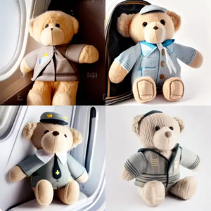 Oso de peluche de tamaño grande pequeño personalizado disfraz de mascota a granel juguete de peluche al por mayor juguete de oso de peluche - Product Image 2