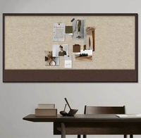 Panneau de tableau d'affichage décoratif moderne auto-adhésif sans perçage pour affichage de messages et organisation murale à la maison, au bureau ou sur le bureau