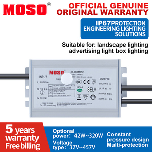Certificado EAC Moso X6 Series 320W, 2 A, controlador LED para exteriores, 12V, unidad versátil, suministro de energía <span class=keywords><strong>oscura</strong></span> con tasa IP67 - Product Image 2