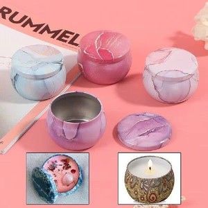 Caja de Lata para Velas con Tapa de Rosca, Material de Hojalata de Grado Alimenticio, Acabado Brillante, Tamaño Personalizado, Certificación Sedex, Impresión por Serigrafía, Venta al por Mayor - Product Image 1