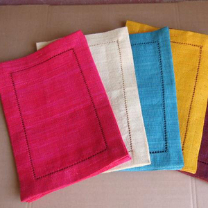 BOHO Kitchen Table Decor Set Eco-Friendly Raffia Fiber Custom Printed <b>Woven</b> <b>Placemats</b> Coasters Office Coffee Dining Party - Product Image 2