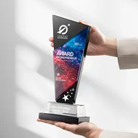 Trophée en cristal personnalisé |   Récompense de champion avec gravure gratuite |   Cadeau d'honneur pour la compétition d'entreprise