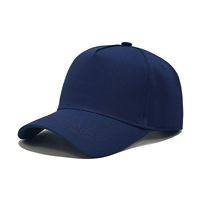 Gorra de Béisbol de 5 Paneles con Logotipo Personalizado, Diseño Liso, Ajustable, Publicitaria, 100% Algodón, Estilo Hip Hop, Unisex, para Regalos