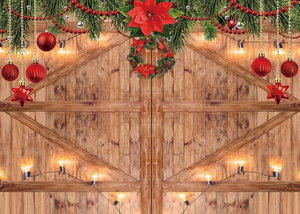 Fondo Fotográfico de Vinilo con Diseño Navideño de 8x6 pies de la Marca YINGZHI, con Chimenea, Árbol de Navidad y Nieve, para Uso en Estudios y Eventos - Product Image 2