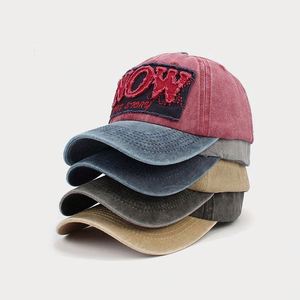 หมวกเบสบอลผ้าฝ้ายปักลายโลโก้ ปีกโค้งนุ่ม สีสันสดใสสำหรับฤดูร้อน  แฟชั่นผู้ชาย  หมวกกันแดด  หมวกกีฬาแบบซักได้ - Product Image 1